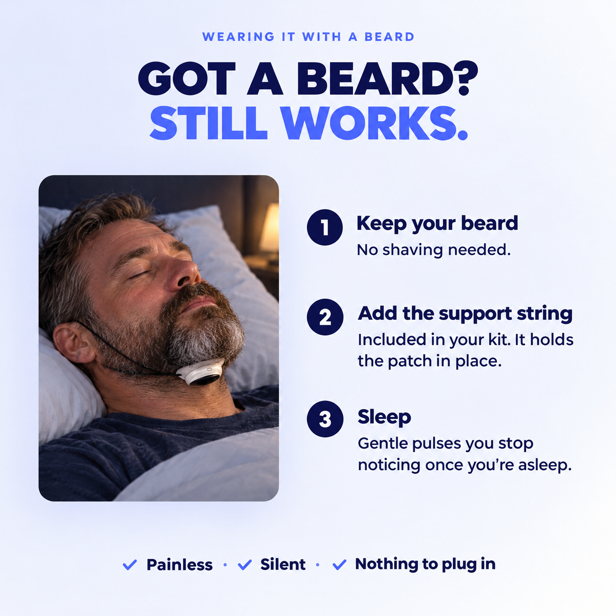 Works with a beard